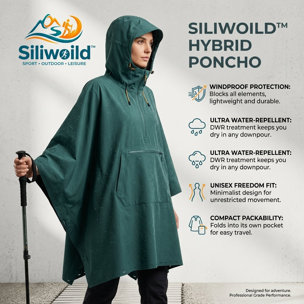 SILIWOILD™ OmniShelter 2-in-1 Blanket & Poncho
