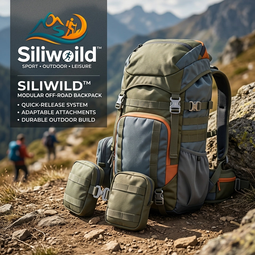 SILIWOILD™ ExoMesh 35L Modular Backpack