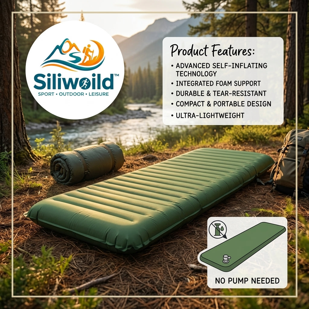 SILIWOILD™ AeroCell Insulated Sleeping Pad